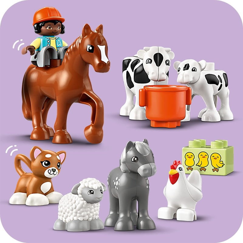 Конструктор LEGO Duplo Town Уход за животными на ферме (10416)