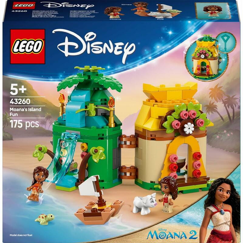 Конструктор LEGO Disney Острівні розваги Ваяни (43260)