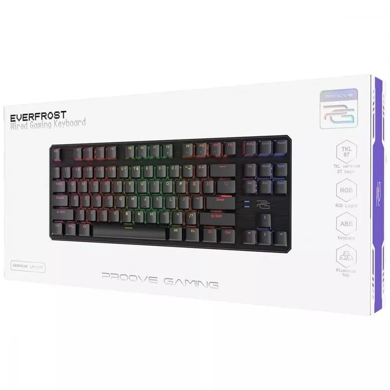 Клавіатура Proove Gaming Everfrost (Ukraine Layout) Black (2003000152708)