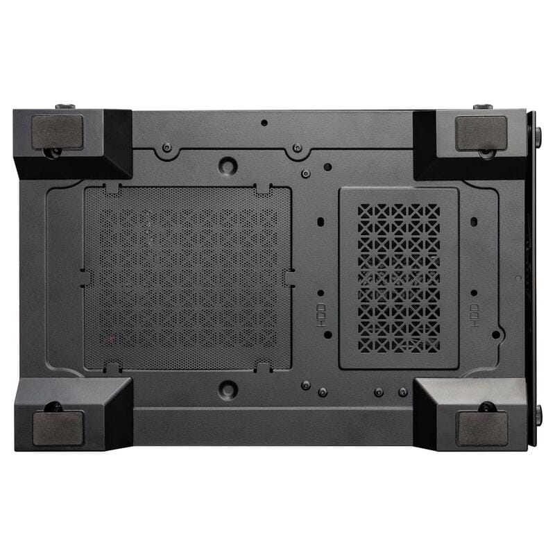 Корпус 1stPlayer X2-M-BK-4F7 Black без БЖ