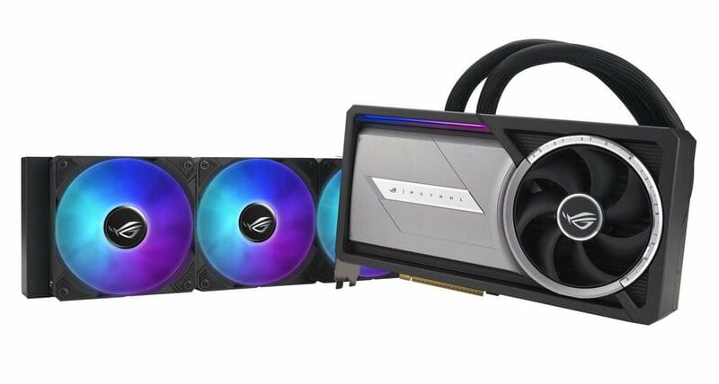 Відеокарта GF RTX 5090 32GB GDDR7 ROG Astral LC Gaming OC Asus (ROG-ASTRAL-LC-RTX5090-O32G-GAMING)