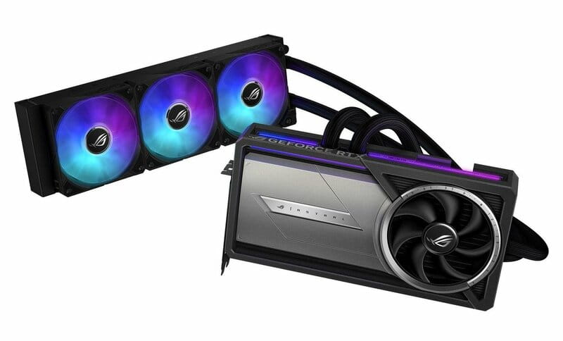 Відеокарта GF RTX 5090 32GB GDDR7 ROG Astral LC Gaming OC Asus (ROG-ASTRAL-LC-RTX5090-O32G-GAMING)