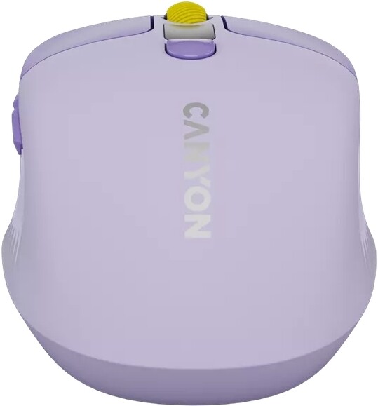 Мышь беспроводная Canyon MW-26 LCD Silent Dual Mode Violet (CNS-CMSW26V)