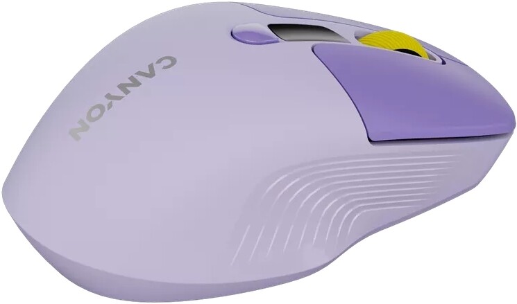 Мышь беспроводная Canyon MW-26 LCD Silent Dual Mode Violet (CNS-CMSW26V)