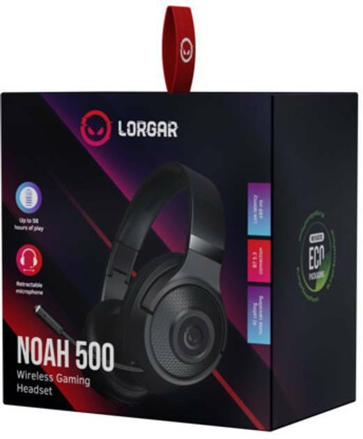 Гарнітура Lorgar Noah 500 Wireless Gaming Black (LRG-GHS500)