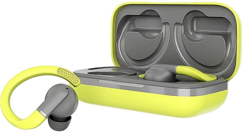 Bluetooth-гарнітура Canyon TWS-11 Headset On Run Sport Yellow-Grey (CNS-TWS11GR)