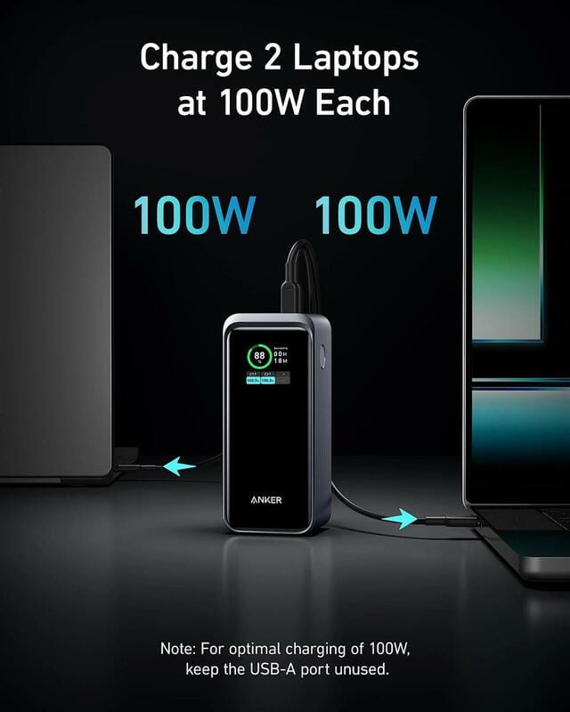 Универсальная мобильная батарея Anker Prime 20000mAh 200W Black (A1336011)