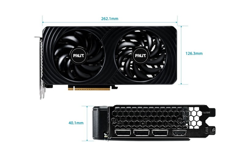 Відеокарта GF RTX 5060 8GB GDDR7 Dual OC Palit (NE75060S19P1-GB2063D)