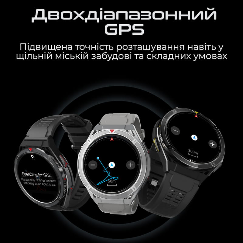 Смарт-годинник HiFuture Active Black/Red