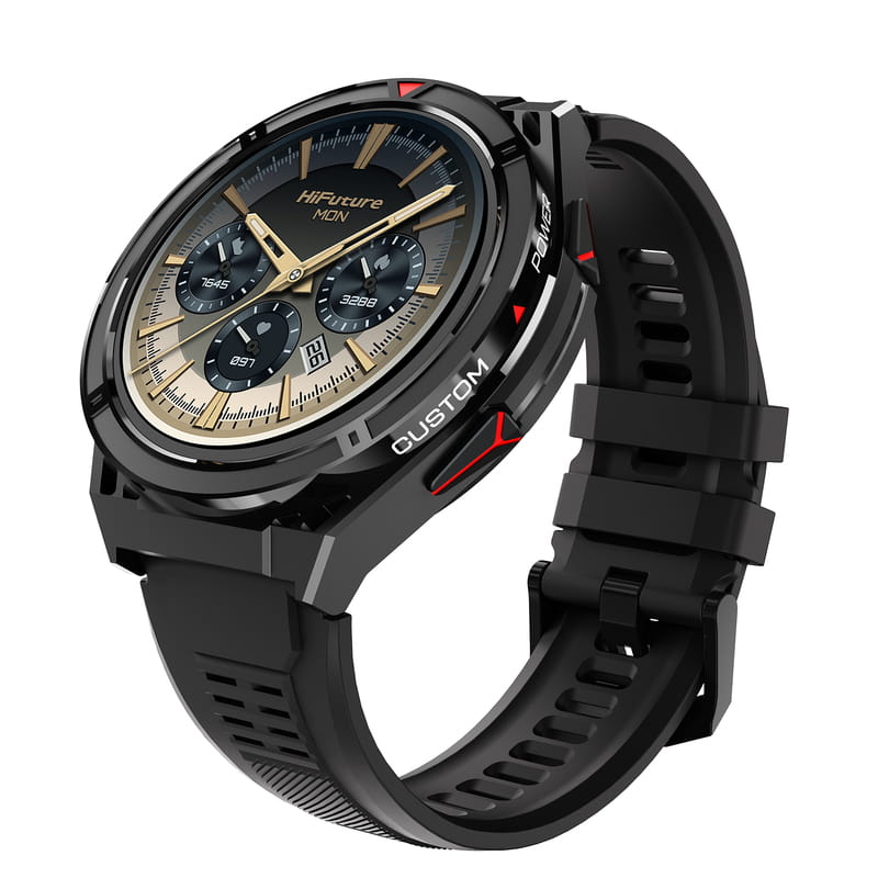 Смарт-годинник HiFuture Active Black/Red