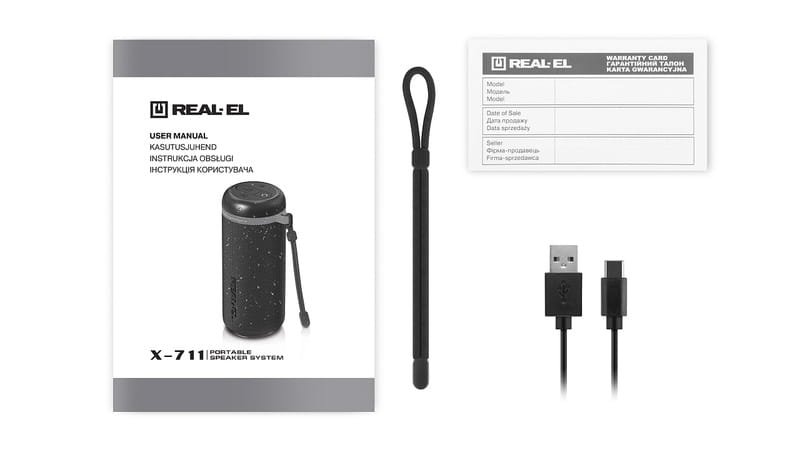 Акустична система REAL-EL X-711 Black