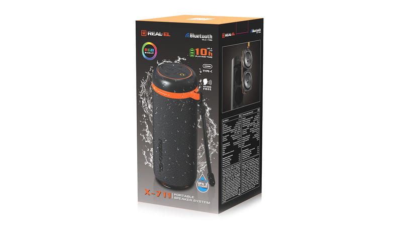 Акустична система REAL-EL X-711 Black