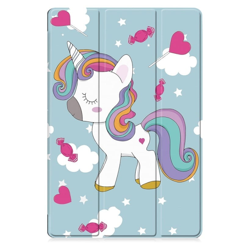 Чехол-книжка BeCover Flexible TPU Mate для Samsung Galaxy Tab S9 (SM-X710/SM-X716)/S9 FE (SM-X510/SM-X516B) Unicorn (712536)