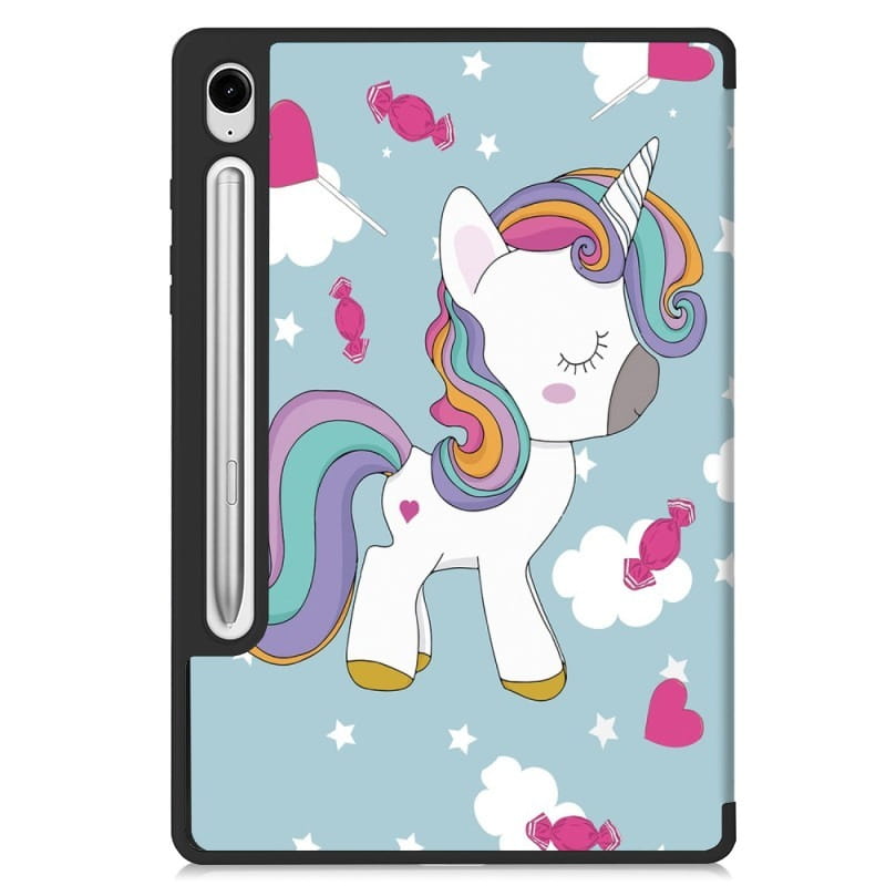 Чехол-книжка BeCover Flexible TPU Mate для Samsung Galaxy Tab S9 (SM-X710/SM-X716)/S9 FE (SM-X510/SM-X516B) Unicorn (712536)