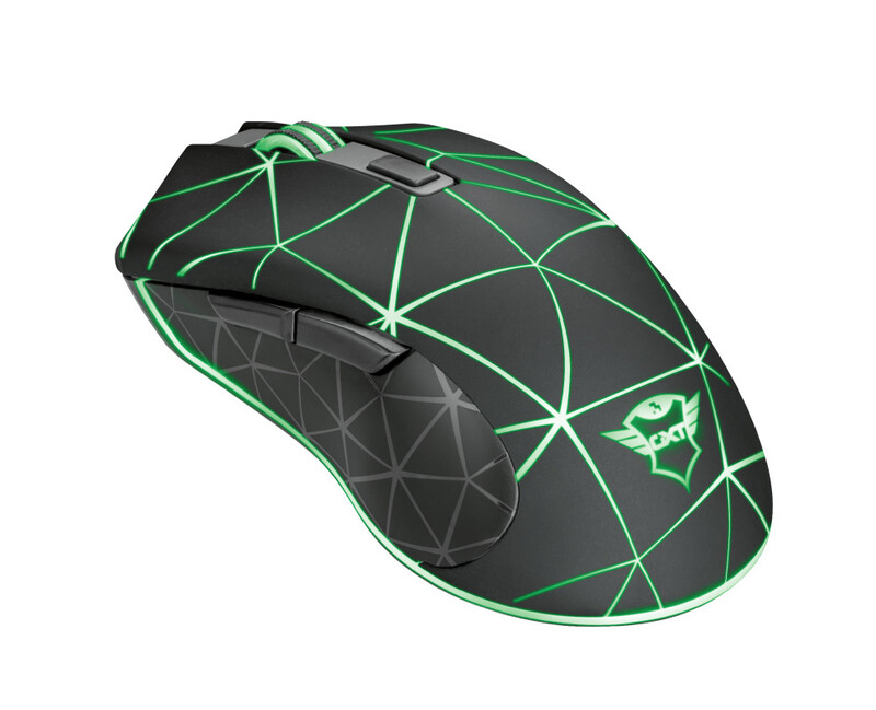Миша Trust GXT 133 Locx Illuminated Gaming Black (22988)