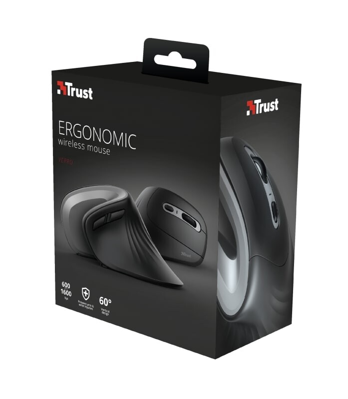 Миша бездротова Trust Verro Ergonomic Black (23507)