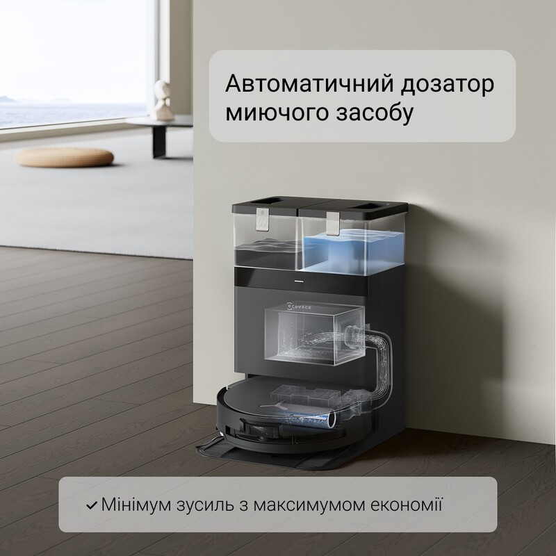 Робот-пылесос Ecovacs Deebot X8 Pro Omni (DEX56) Black