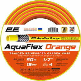 Шланг 2Е AquaFlex Orange 1/2" 50м (2E-GHE12OE50)