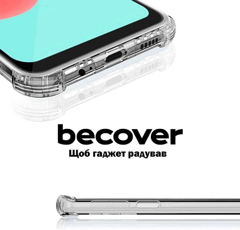 Чeхол-накладка BeCover Anti-Shock для Apple iPhone 16 Plus Clear (712111)