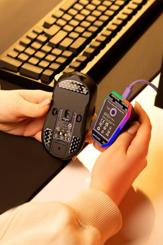 Миша бездротова Proove Gaming Rate Pro with Charging Dock Black