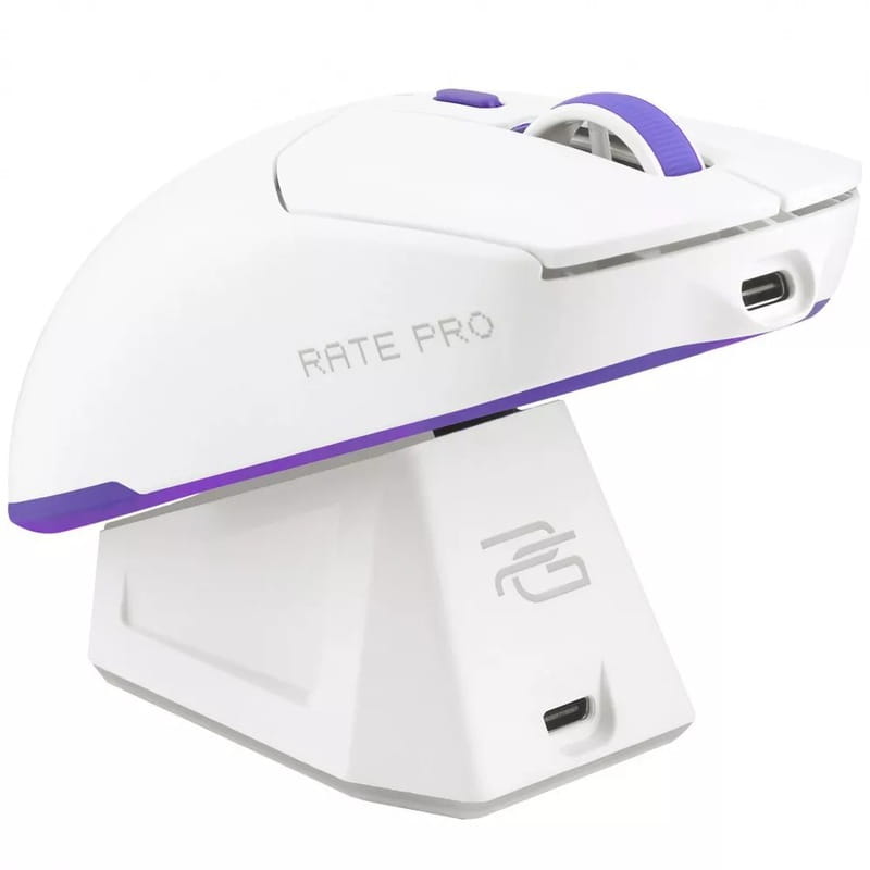 Мышь беспроводная Proove Gaming Rate Pro with Charging Dock White