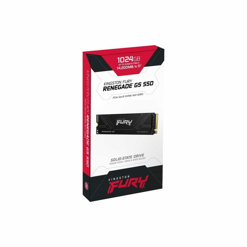 Накопитель SSD 1TB Kingston Fury Renegade G5 M.2 2280 PCIe 5.0 x4 NVMe 3D TLC (SFYR2S/1T0)
