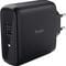 Фото - Зарядний пристрій Trust Maxo 65W 2xUSB-Type C Black (25380) | click.ua