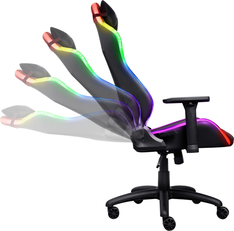 Кресло для геймеров Trust GXT 719 Ruya RGB Black (25185)