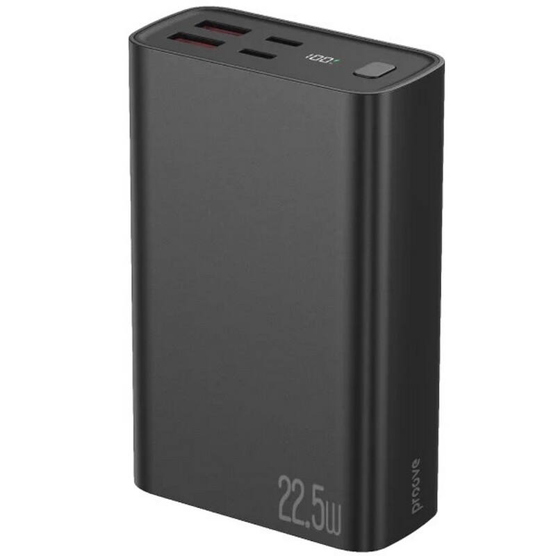 Універсальна мобільна батарея Proove Hyper Flux Plus 22.5W 20000mAh Black (PBF222120001)