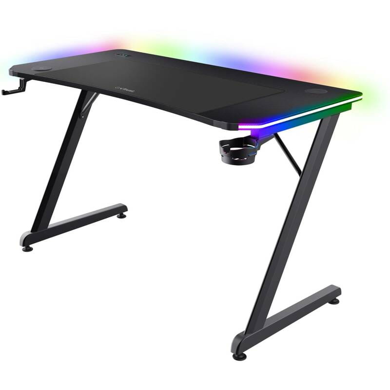 Геймерский стол Trust GXT 710 Luminus Pro RGB Black (25419)