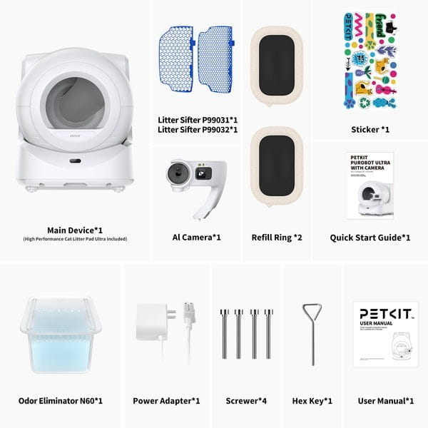 Смарт-лоток Petkit Purobot Ultra with Camera Self-Clean (P9903)