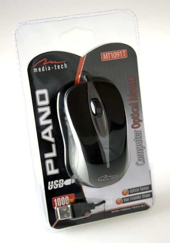 Миша Media-Tech Plano Titanium (MT1091T)