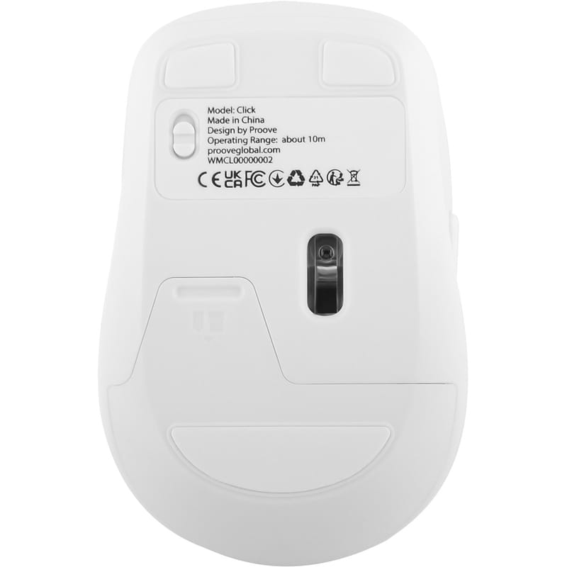 Мышь беспроводная Proove Click White
