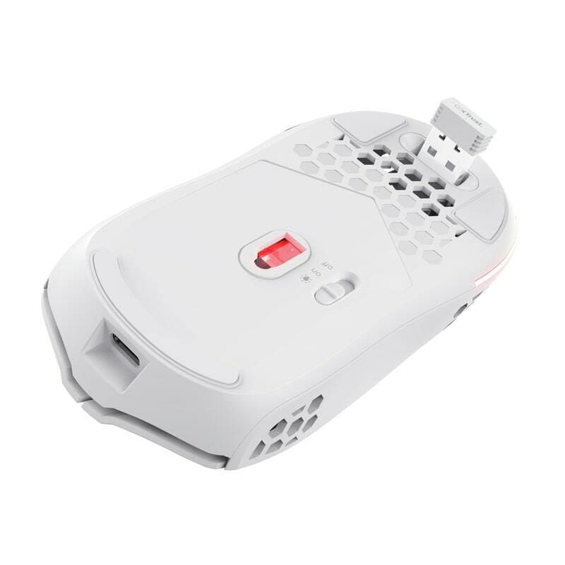 Миша Trust GXT 929 Helox White (25390)