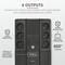 Фото - Джерело безперебійного живлення Trust Maxxon 800VA, UPS, Black (23326) | click.ua