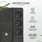 Фото - Джерело безперебійного живлення Trust Maxxon 800VA, UPS, Black (23326) | click.ua