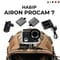 Фото - Экшн-камера AirOn ProCam 7 Black набор тактический (4822356754801) | click.ua