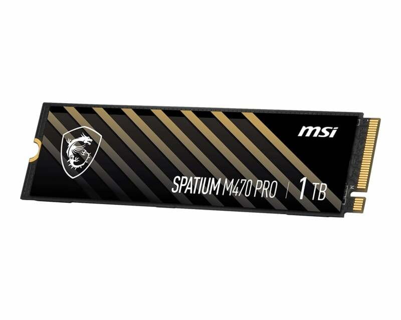 Накопитель SSD 1TB MSI Spatium M470 Pro M.2 2280 PCIe 4.0 x4 NVMe 3D NAND TLC (S78-440L0J0-P83)