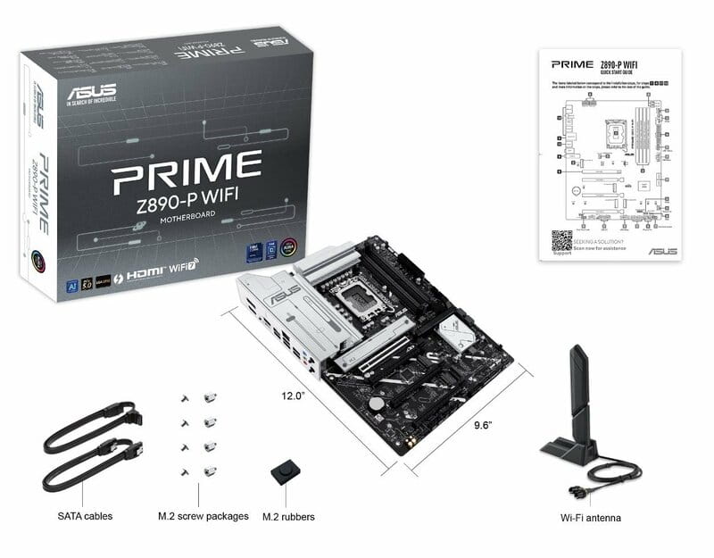Материнская плата Asus Prime Z890-P WiFi Socket 1851