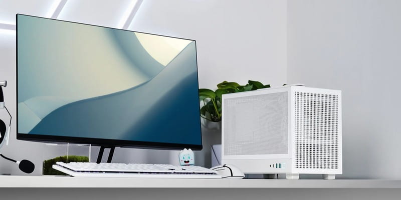 Корпус DeepCool CH160 Mesh White (R-CH160-WHNMI0-G-1) без БП