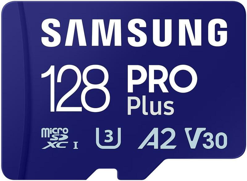 Карта пам`яті MicroSDXC 128GB UHS-I/U3 Class 10 Samsung Pro Plus + SD-адаптер (MB-MD128SA/EU)