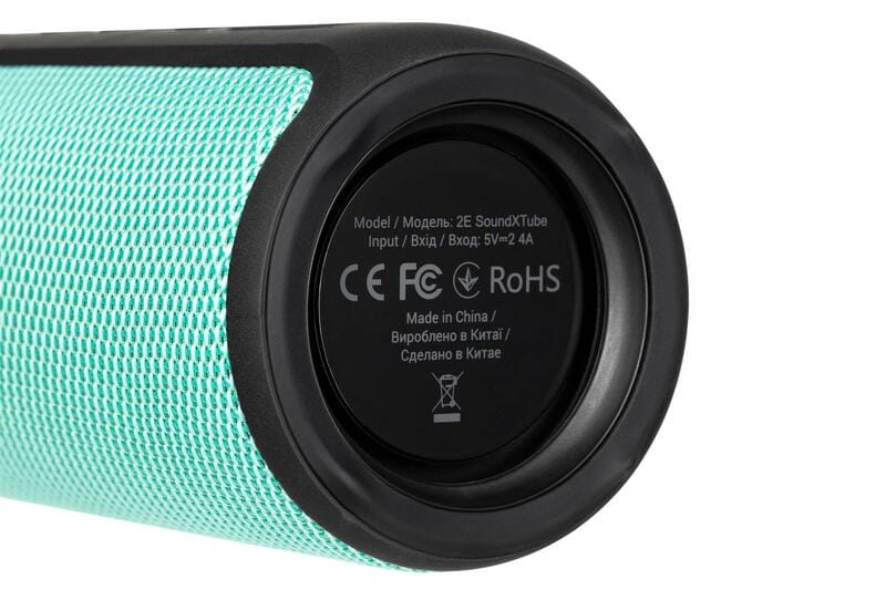 Акустическая система 2E SoundXTube TWS MP3 Wireless Waterproof Turquoise (2E-BSSXTWTQ)