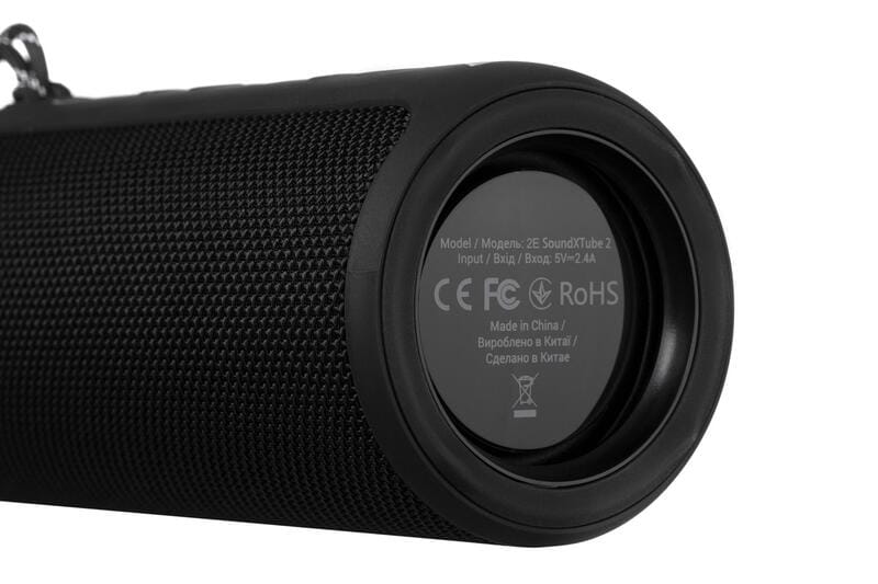 Акустическая система 2E SoundXTube TWS MP3 Wireless Waterproof Black (2E-BSSXT2WBK)