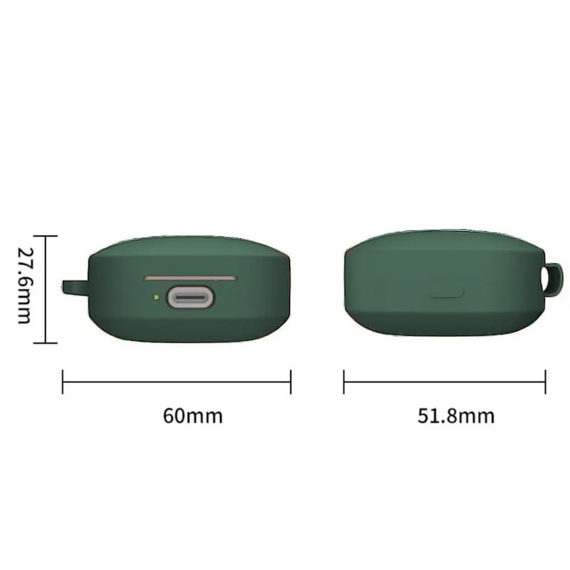 Чохол для навушників BeCover Silicon для Xiaomi Redmi Buds 6 Active Dark Green (712014)
