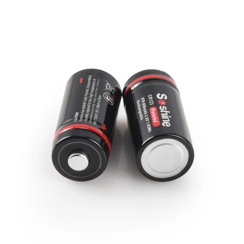 Акумулятор Soshine CR123A/16340 600mAh 1шт
