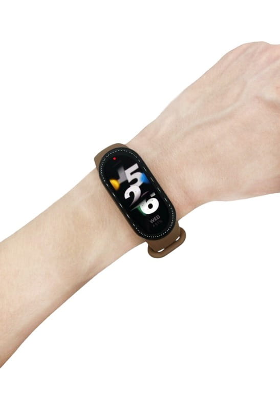 Силіконовий ремінець BeCover для Xiaomi Mi Smart Band 9 Brown (711939)