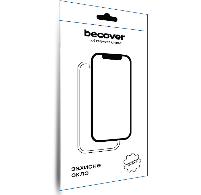 Защитное стекло BeCover для Tecno Spark Go 1 (KL4) Black (712318)