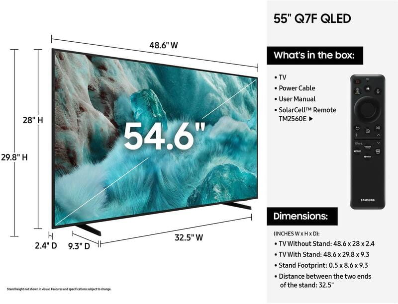 Телевизор Samsung QE55Q7FAAUXUA
