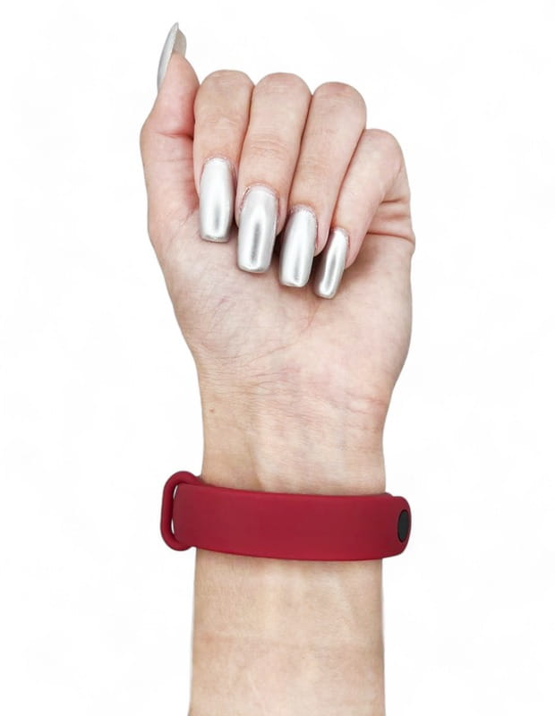 Силиконовый ремешок BeCover для Xiaomi Mi Smart Band 9 Red Wine (711969)