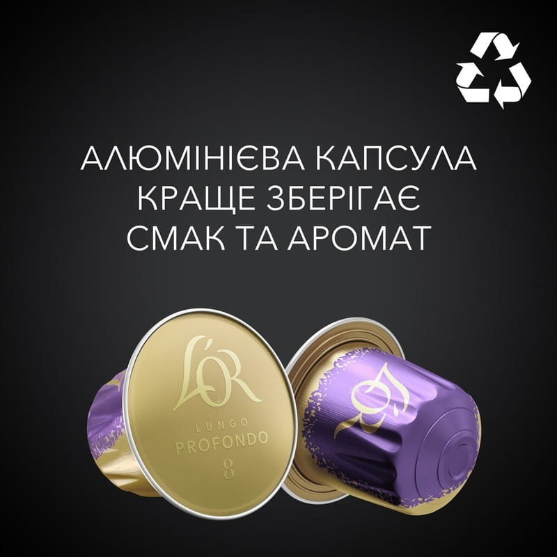 Кофе в капсулах L`OR Lungo Profondo 10 шт